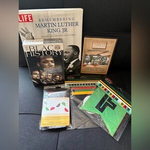 Black History & African American DVD Collection with Freedom Day Banners